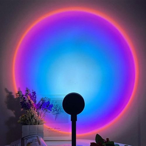 915 Generation LED USB Lamp Night Light Projector, Red