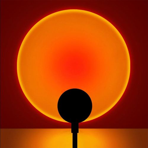 915 Generation LED USB Lamp Night Light Projector, Red
