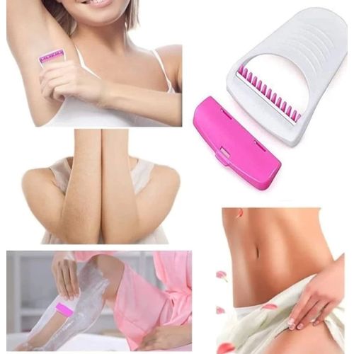 3 Pieces Of Good Classic Shaver Razor For Shaving The Whole Body - White And Pink