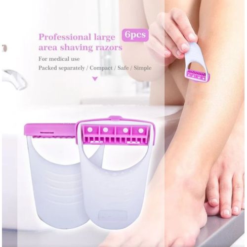 3 Pieces Of Good Classic Shaver Razor For Shaving The Whole Body - White And Pink
