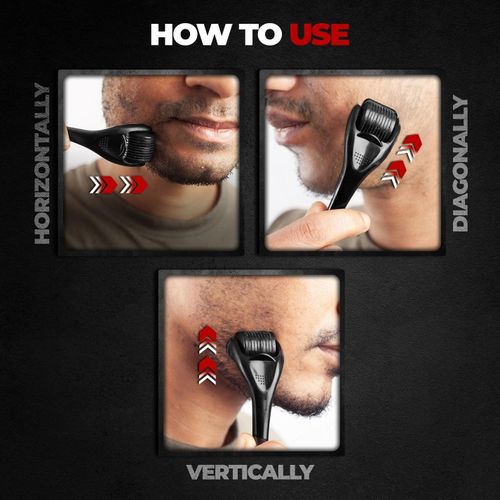 Derma Roller For Beard & Hair Growth - Purple