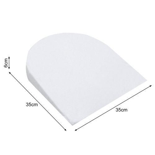 Infant Wedge Pillow Baby Comfort Incline Pillow for Reflux Relief White