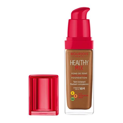Bourjois Healthy Mix Anti-fatigue Foundation, 63 Cocoa, 30 Ml-1.0 Fl Oz