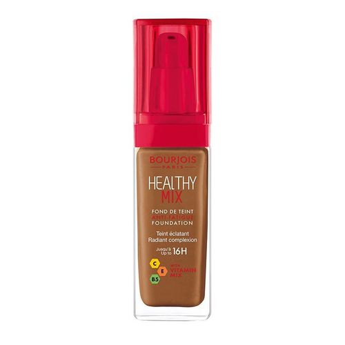 Bourjois Healthy Mix Anti-fatigue Foundation, 63 Cocoa, 30 Ml-1.0 Fl Oz