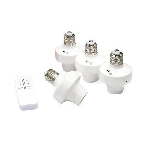 915 Generation Remote Control Light Socket E27  Socket Adapter ZigBee Smart Light Holder WIFI Intelligent Voice Light Socket