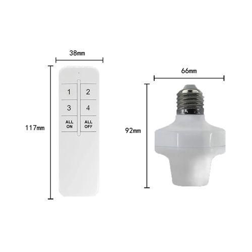 915 Generation Remote Control Light Socket E27  Socket Adapter ZigBee Smart Light Holder WIFI Intelligent Voice Light Socket