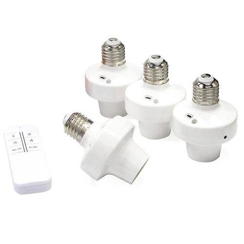 915 Generation Remote Control Light Socket E27  Socket Adapter ZigBee Smart Light Holder WIFI Intelligent Voice Light Socket