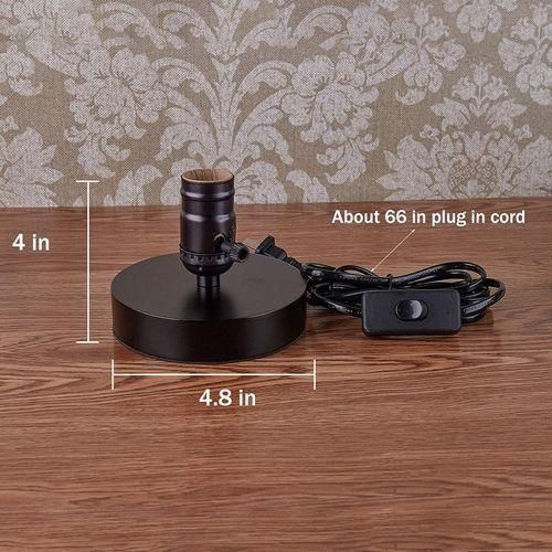 915 Generation Table Lamp Base E26 E27 Desk Lamp With Plug In