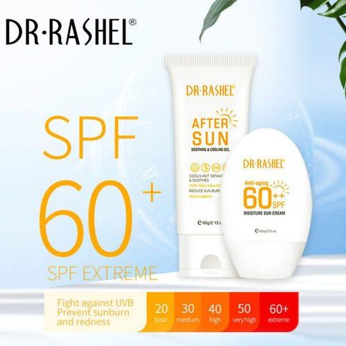 Dr Rashel Sun Protection Kit Anti-Aging spf 60(60g+60g)
