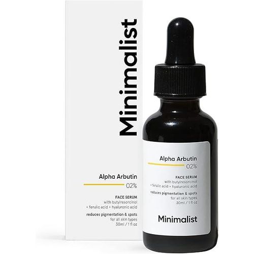 Minimalist 2% Alpha Arbutin Serum for Pigmentation & Dark Spots Removal