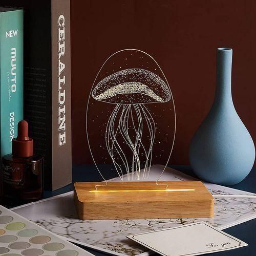 915 Generation Wooden Rectangle Light Base,Wood Base Warm
