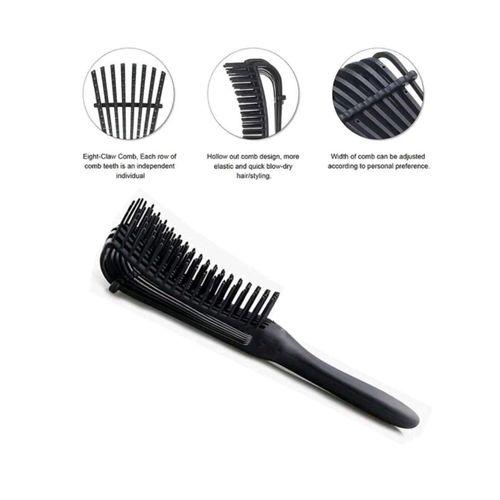 Wide tooth Detangling Hair Brush. Comb. Detangler. Hair tool