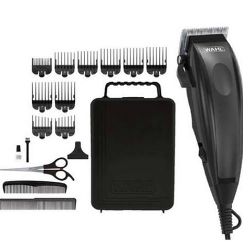 Wahl Home Cut Complete Hair Cutting Kit-18 Pcs Electric Shaver-Black