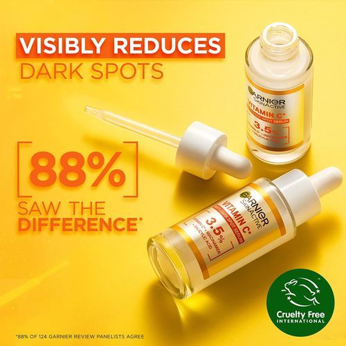 Garnier Anti-Dark Spot & Brightening Serum, 3.5% Vitamin C, Niacinamide, Salicylic Acid, For Dull, Tired Skin, 30ml