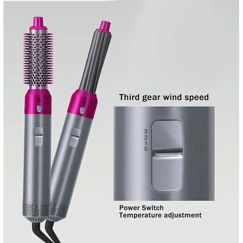 Portable Multi-Purpose Hair Care Set - 5-Piece Set