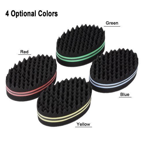 Hair Twist Sponge For Afros Dreadlocks - Black