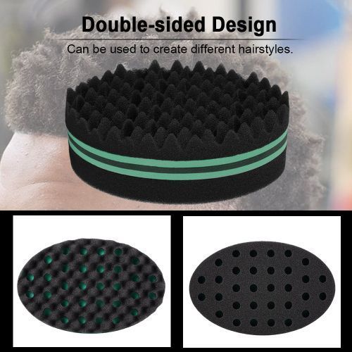 Hair Twist Sponge For Afros Dreadlocks - Black