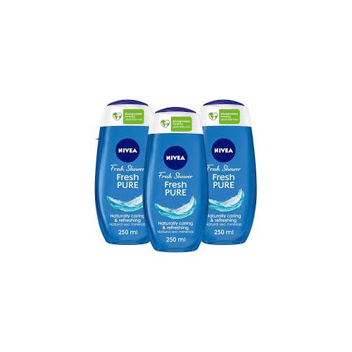 NIVEA Shower Gel Fresh Shower Fresh Pure Aquatic 250ml 2PACK
