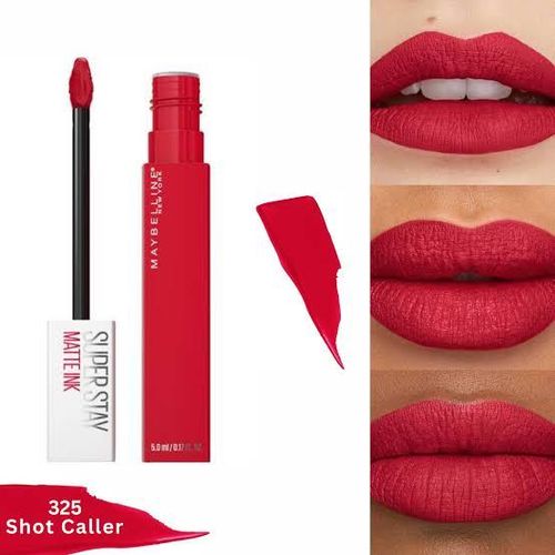 Maybelline New York Shot Caller 325 Matte Hot Red Lipstick 5ml
