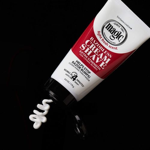 SoftSheen Carson Razorless Shaving Cream - Extra Strength For Coarse Beards 6 oz, 170ml