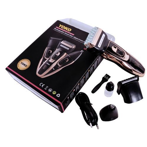 Yoko Trimmer Professional Home Barber Set - Black, Gold