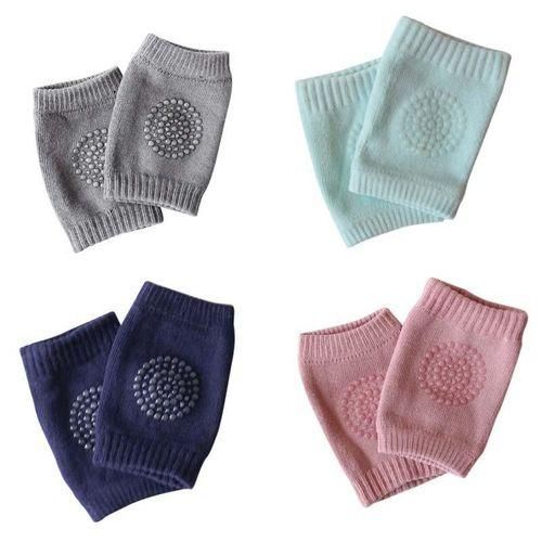 Korean Version Of Infant Socks, Children'S Knee Pads, Leggings, Plastic Bottom, Thickening, NonSlip Socks, Gray