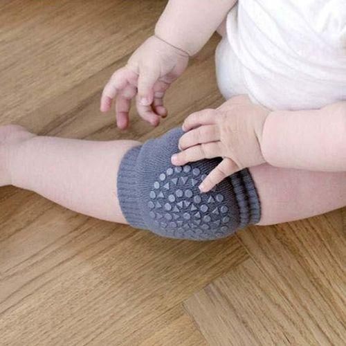 Korean Version Of Infant Socks, Children'S Knee Pads, Leggings, Plastic Bottom, Thickening, NonSlip Socks, Gray