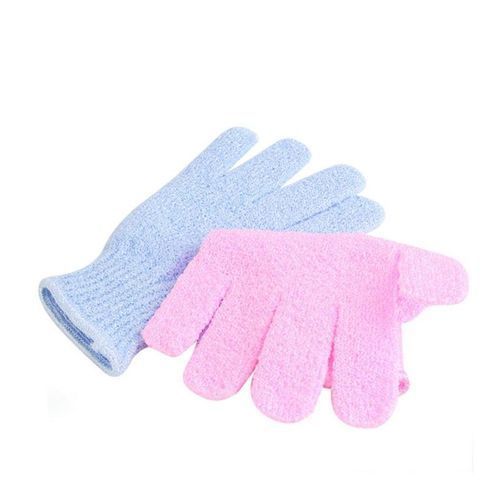 2 Pairs Of Bath Body Tool - Pink, Blue