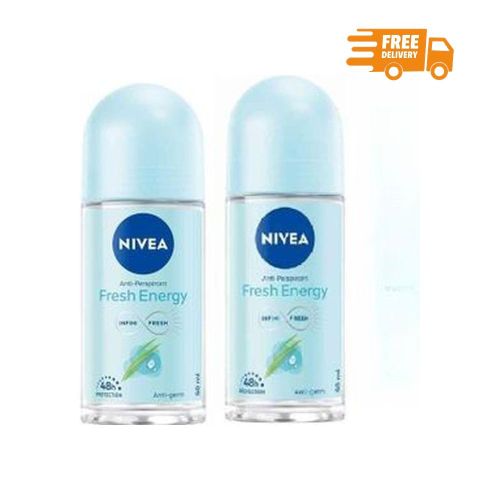 NIVEA Deo Roll On Energy Fresh 50ml 2PACK