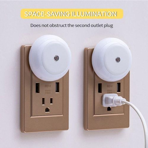 Night Light Intelligent Light Control Sensor Bedside Lamp