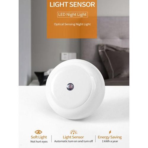 Night Light Intelligent Light Control Sensor Bedside Lamp