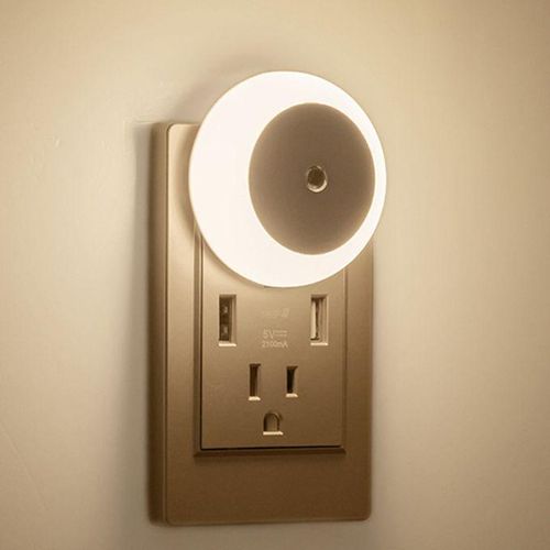 Night Light Intelligent Light Control Sensor Bedside Lamp