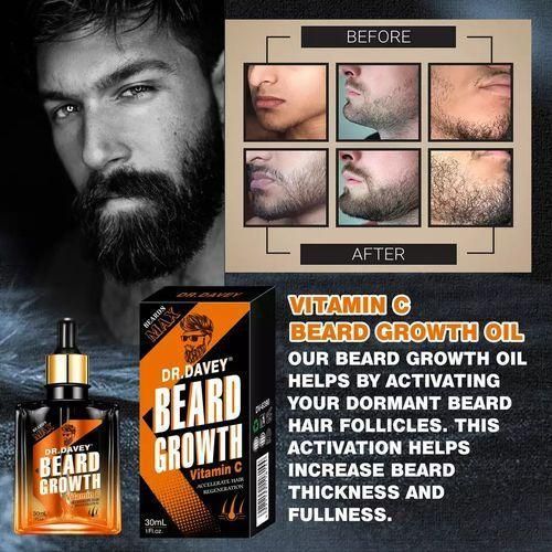 Beard Growth Oil With Vitamin C - 30mls