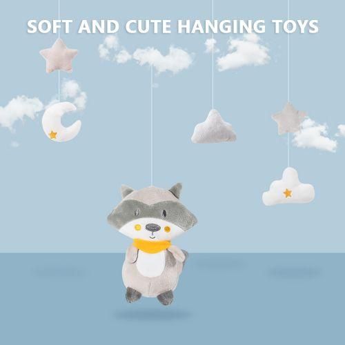 Musical Baby Crib Mobile with Hanging Rotating Toys Infant