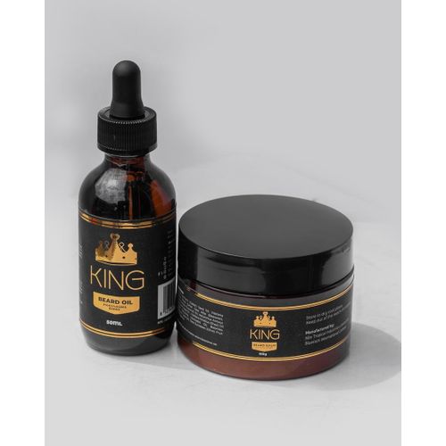King Beard Oil + King Beard Balm Combo