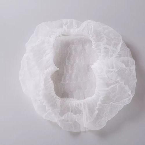 100Pcs Disposable Hairnet Hair Net Anti Dust Net Non-Woven Head-White