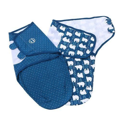 Insular Baby Swaddle Wrap Blanket 2 Pack Soft CottonS