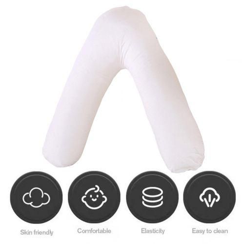 Pregnancy Pillow Flexible Pregnancy Pillow White