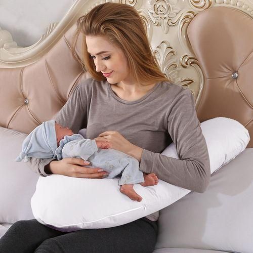 Pregnancy Pillow Flexible Pregnancy Pillow White