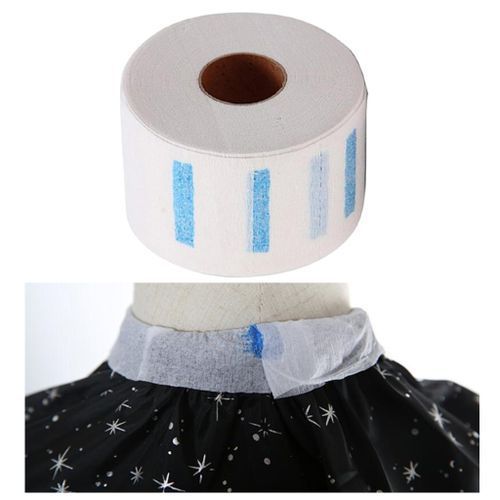 Neck Roll Paper Pro Haircut Collar Beauty Salon Hairstyling- White
