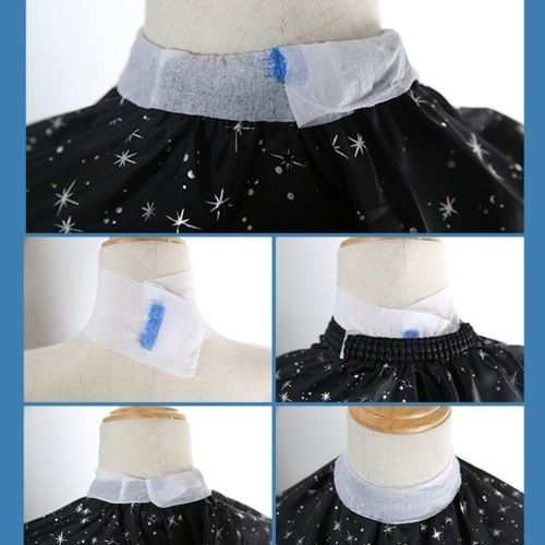 Neck Roll Paper Pro Haircut Collar Beauty Salon Hairstyling- White