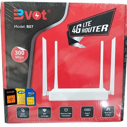 B07 4G LTE Router 300Mbps Rechargeable Router For simcard For All Networks