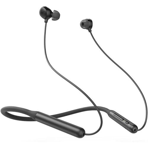 Soundcore Life U2 Bluetooth Neckband Headphones with 24 H Playtime, 10 mm Drivers, Crystal-Clear Calls with CVC 8.0, USB-C Fast Charging, Foldable & Lightweight Build, IPX7 Waterproof