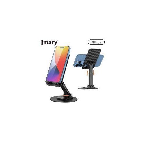 MK59 Rotating Stable and Antiskid wide compatibility foldable Desktop Holder For Mobile and Tablet- Multicolor