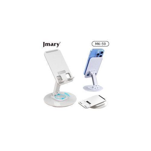 MK59 Rotating Stable and Antiskid wide compatibility foldable Desktop Holder For Mobile and Tablet- Multicolor