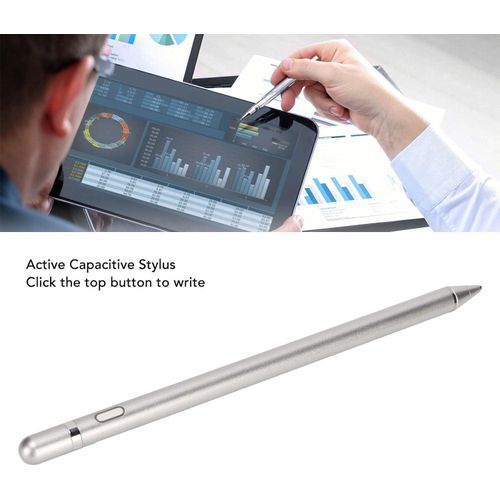 Capacitive Stylus, Touch Screen Pen Comfortable 5V 0.2A Input Easy to Operate Copper Tip for Smartphones- Multicolor