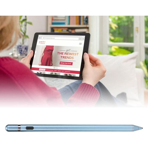 Capacitive Stylus, Touch Screen Pen Comfortable 5V 0.2A Input Easy to Operate Copper Tip for Smartphones- Multicolor