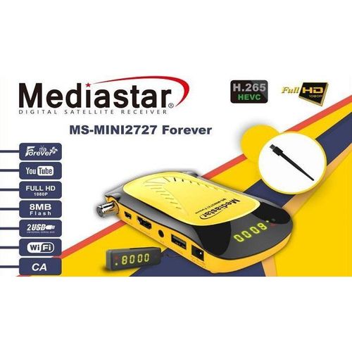 MS-MINI2727 Forever Tv Digital Satellite Receiver HD- Multicolor