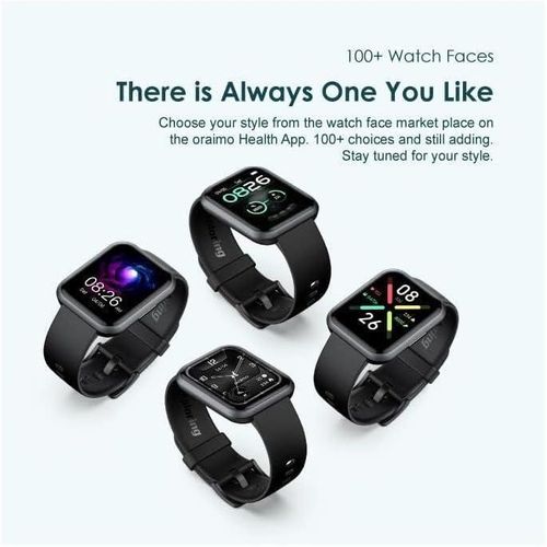 Dark Chrome Watch 2 Pro OSW-32 BT Call Quickly Reply Health Monitor Smart Watch Black, USB