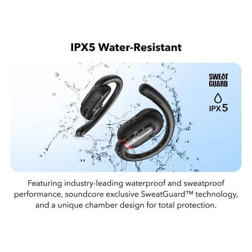 Soundcore V30i Open-Ear Headphones with P20i Noise Cancelling Earbuds, Ultra-Comfort, Lightweight Design, Snug Fit, Ergonomic Ear Hooks, Robust Bass, 36H Playtime, App Control, Clear Calls -Black